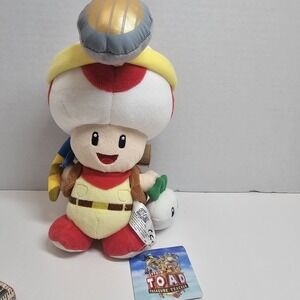 Captain Toad Plush Treasure Tracker Nintendo Mario Character Toy. With Tag